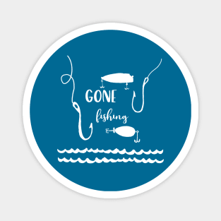 Gone Fishin' Magnet